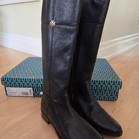 Tory Burch Jolie Riding Boots NIB, Size 10 - Picture 1 of 3